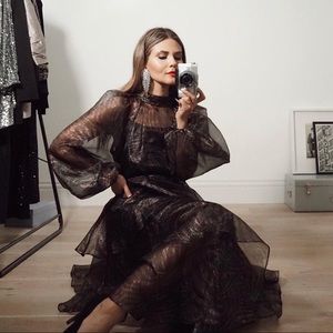 River Island RI Studio Layered Midi Dress